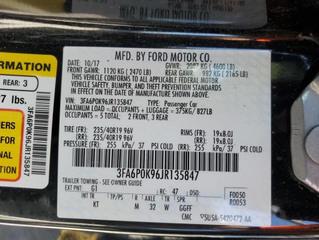 2018 FORD FUSION TIT 3FA6P0K96JR135847