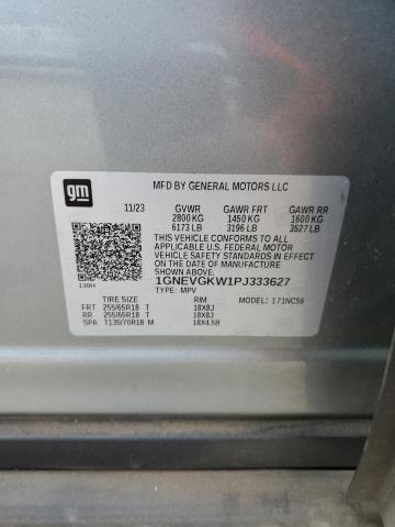 2023 CHEVROLET TRAVERSE L - 1GNEVGKW1PJ333627
