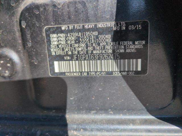 2015 SUBARU IMPREZA SP JF1GPAT63F9262475