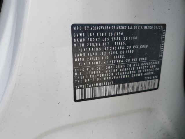 2021 VOLKSWAGEN TIGUAN SE - 3VV3B7AX1MM071918