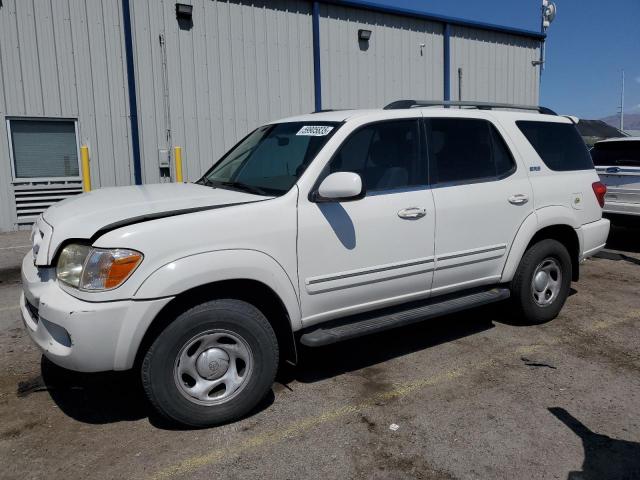 TOYOTA SEQUOIA SR 2005 white  gas 5TDZT34A05S239295 photo #1