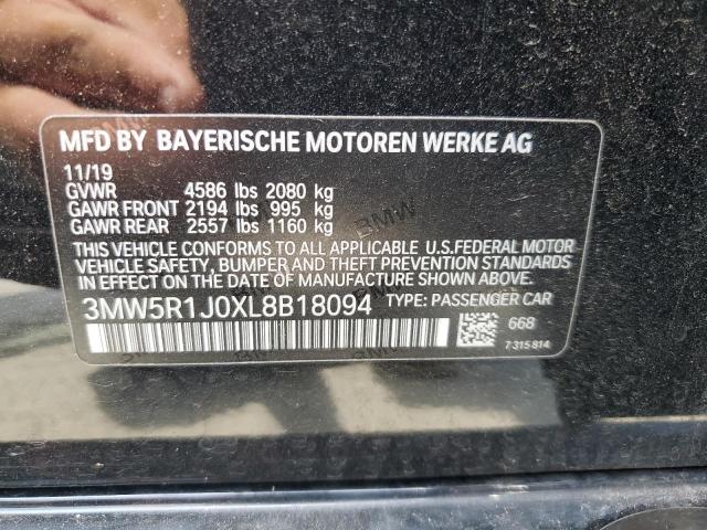 2020 BMW 330I 3MW5R1J0XL8B18094