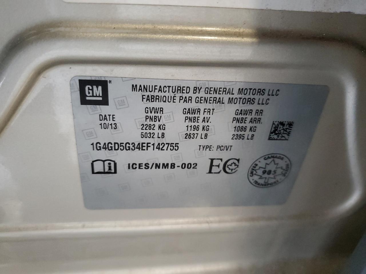 BUICK LACROSSE PREMIUM