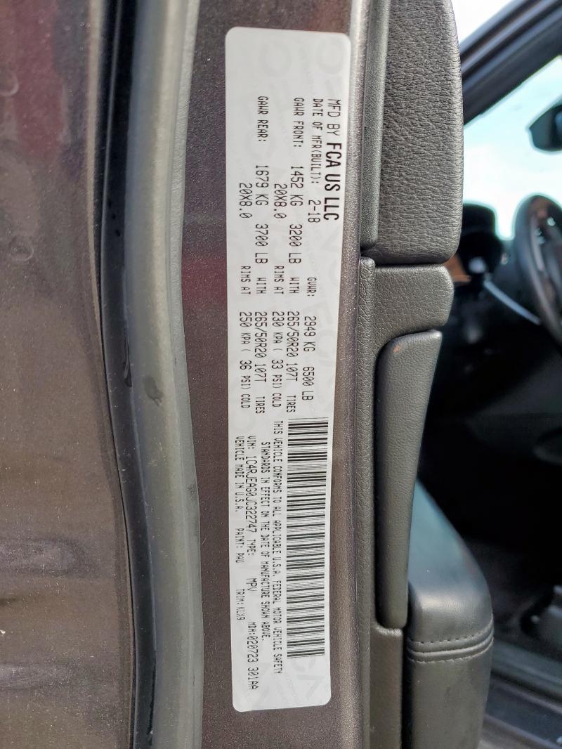 2018 JEEP GRAND CHER - 1C4RJEAG0JC322747