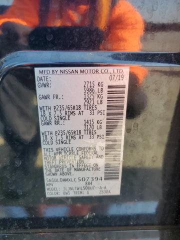 2020 INFINITI QX60 LUXE 5N1DL0MMXLC507394