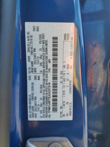 2018 FORD ESCAPE S - 1FMCU0F75JUC07219