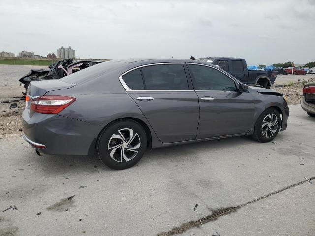 HONDA ACCORD LX 2016 gray sedan 4d gas 1HGCR2F32GA030171 photo #4