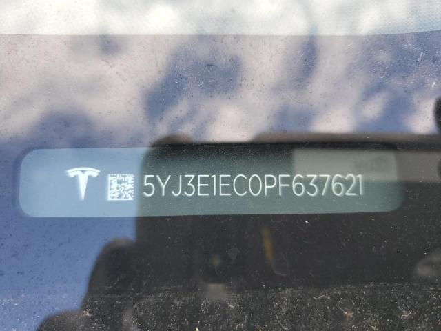 2023 TESLA MODEL 3 5YJ3E1EC0PF637621