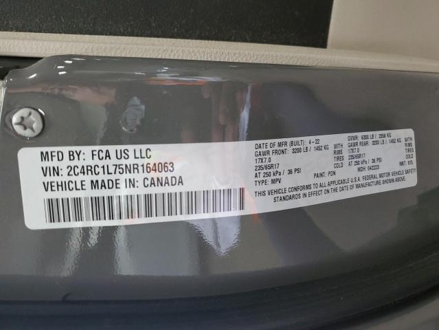 2022 CHRYSLER PACIFICA H - 2C4RC1L75NR164063