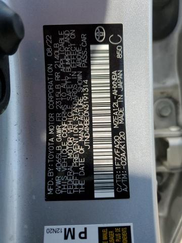 2022 TOYOTA COROLLA SE - JTND4MBE0N3191314