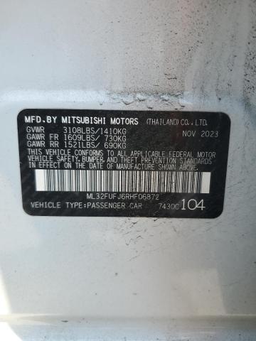 2024 MITSUBISHI MIRAGE G4 ML32FUFJ6RHF06872