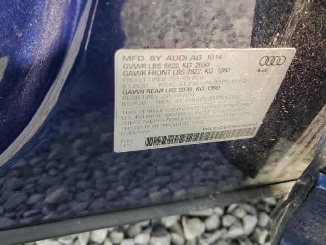 2015 AUDI Q5 PREMIUM WA1DGAFP3FA062450