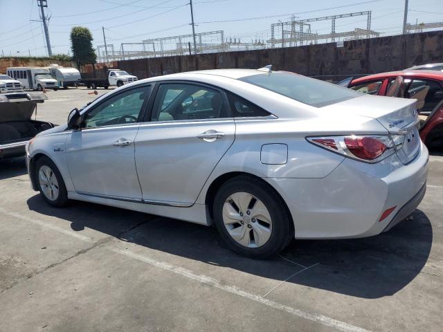 HYUNDAI SONATA HYB 2015 silver  hybrid engine KMHEC4A45FA137519 photo #3
