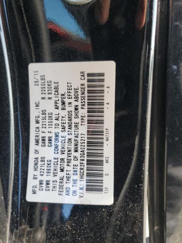 2016 HONDA ACCORD EXL - 1HGCR2F83GA025217