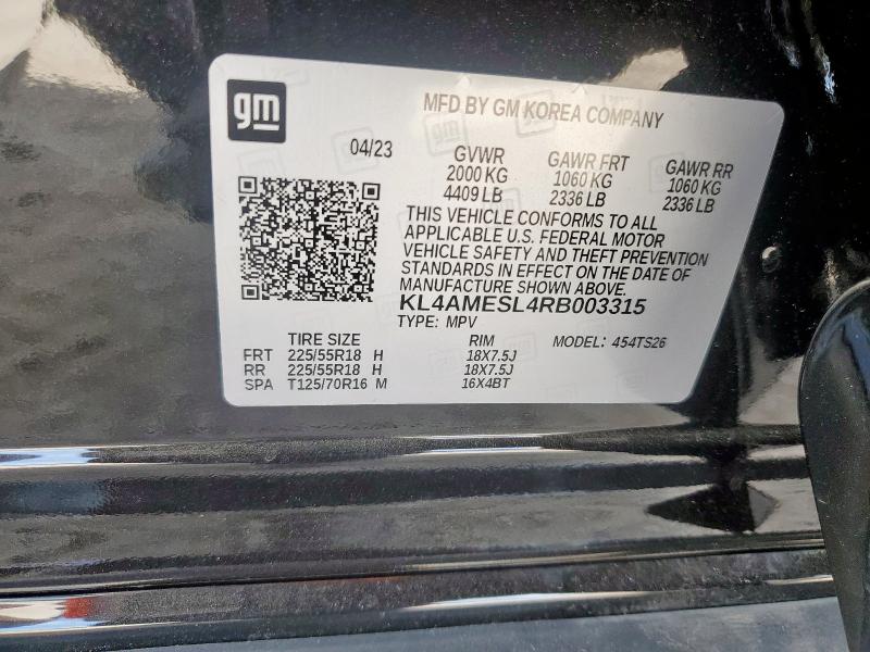 2024 BUICK ENCORE GX KL4AMESL4RB003315