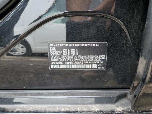 2022 BMW 330XI 3MW5R7J00N8C50464