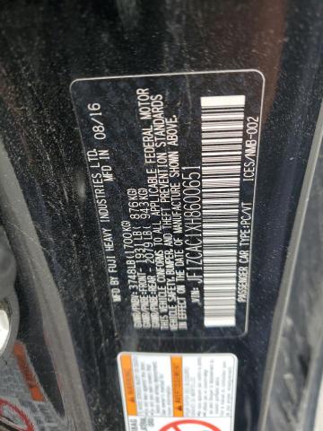 2017 SUBARU BRZ 2.0 LI JF1ZCAC1XH8600651