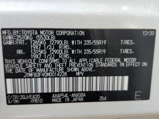 2021 TOYOTA RAV4 PRIME JTMFB3FV0MD014228