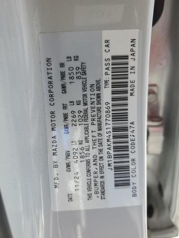 2025 MAZDA 3 SELECT S JM1BPAKM4S1770869