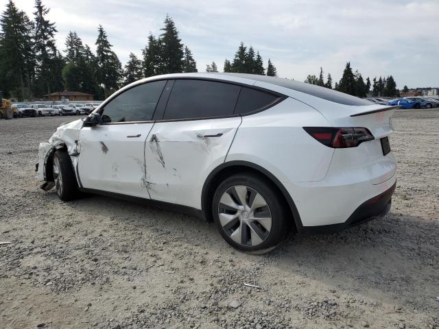 TESLA MODEL Y 2022 white  electric 7SAYGAEE4NF519976 photo #3
