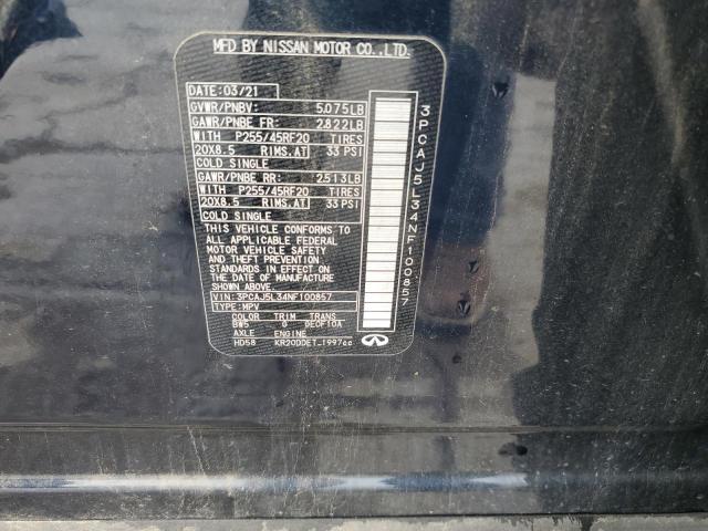 2022 INFINITI QX55 SENSO 3PCAJ5L34NF100857
