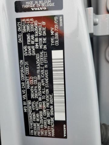 2021 VOLVO XC40 RECHA YV4ED3UR2M2597180