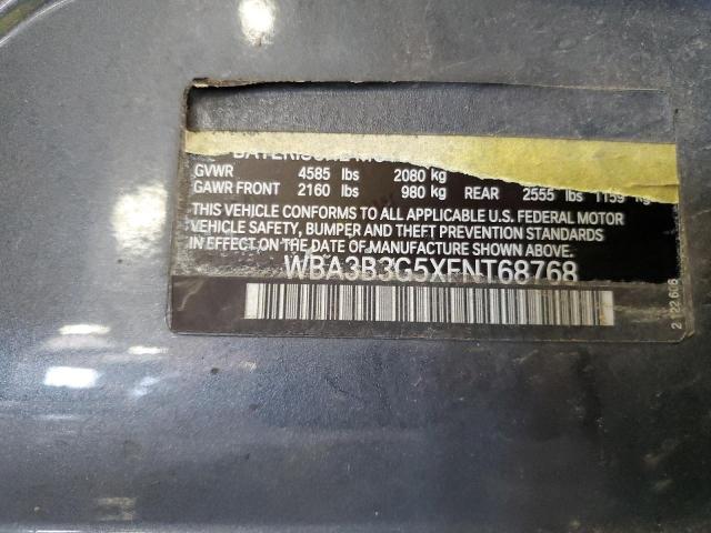 2015 BMW 328 XI WBA3B3G5XFNT68768