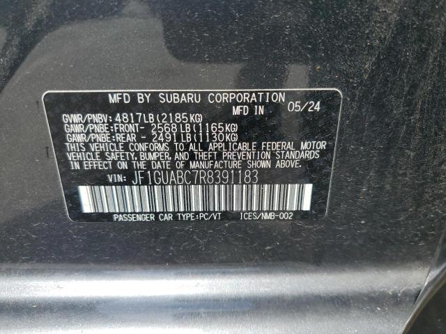 2024 SUBARU IMPREZA JF1GUABC7R8391183