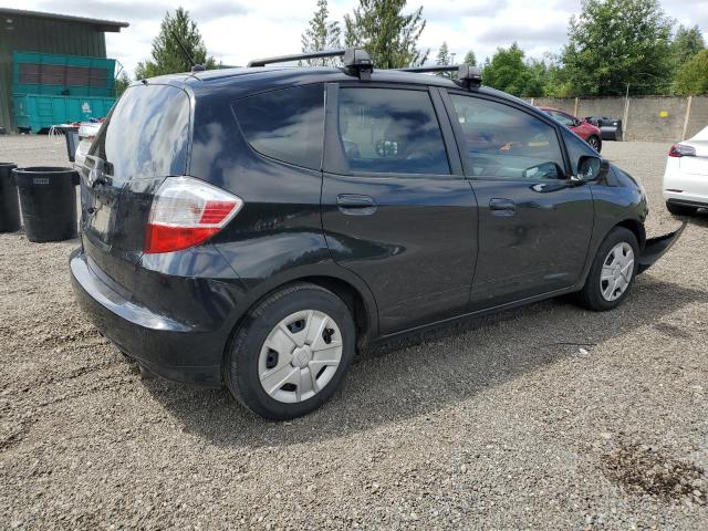 HONDA FIT 2013 black hatchbac gas JHMGE8G37DC075389 photo #4