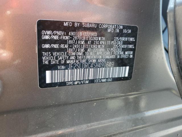 2025 SUBARU FORESTER L JF2SLDRC4SH491649