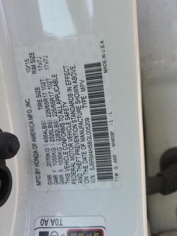 2016 HONDA CR-V EX 5J6RM4H58GL005209