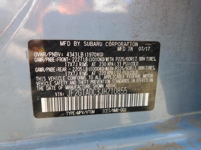 2018 SUBARU CROSSTREK JF2GTADC3JH210855