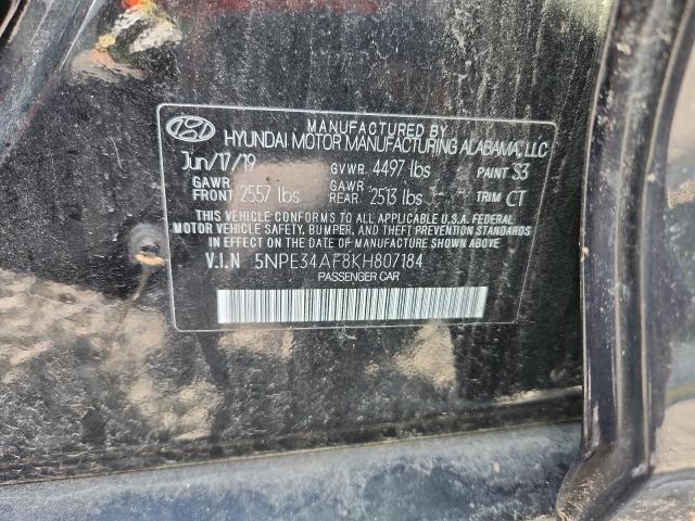2019 HYUNDAI SONATA LIM 5NPE34AF8KH807184