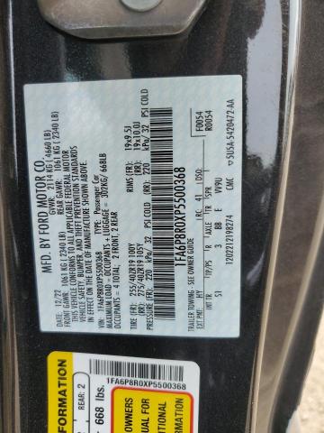 2023 FORD MUSTANG MA 1FA6P8R0XP5500368