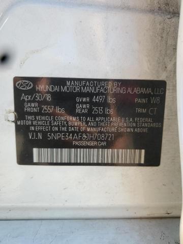 2018 HYUNDAI SONATA SPO 5NPE34AF8JH708721