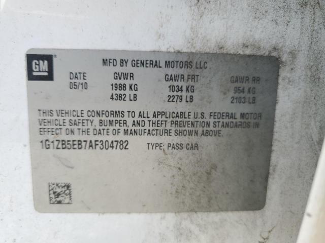 2010 CHEVROLET MALIBU LS - 1G1ZB5EB7AF304782