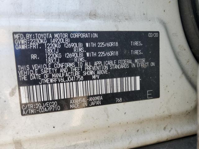2020 TOYOTA RAV4 XSE JTMEWRFV6LJ041758