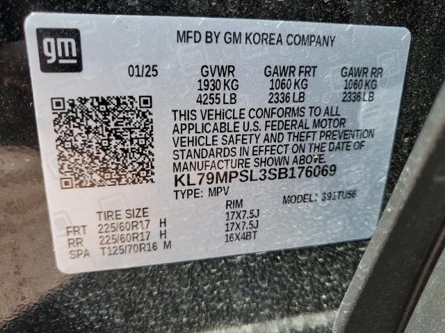2025 CHEVROLET TRAILBLAZE KL79MPSL3SB176069