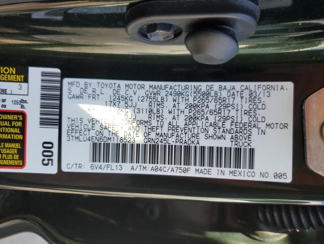 2013 TOYOTA TACOMA DOU - 3TMLU4EN6DM118523