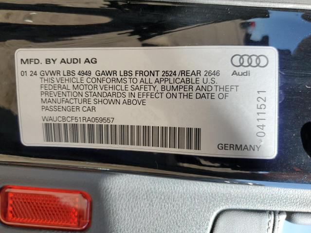 2024 AUDI A5 PREMIUM WAUCBCF51RA059557