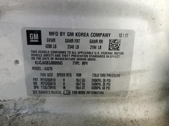 2018 BUICK ENCORE PRE - KL4CJASB3JB609565
