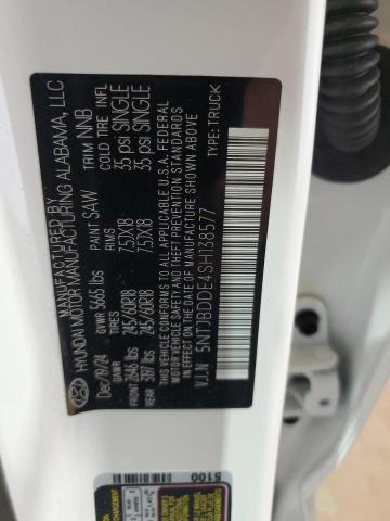 2025 HYUNDAI SANTA CRUZ - 5NTJBDDE4SH138577