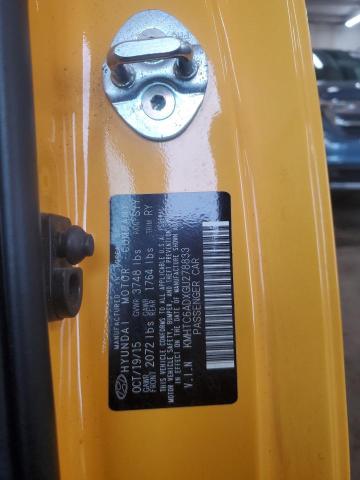 2016 HYUNDAI VELOSTER KMHTC6ADXGU278833
