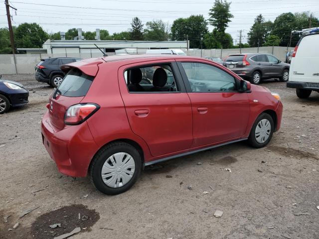 MITSUBISHI MIRAGE ES 2021 red  gas ML32AUHJ8MH007931 photo #4