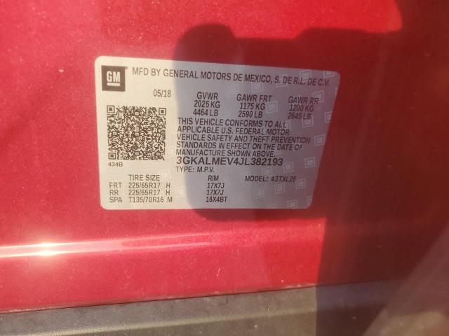 2018 GMC TERRAIN SL 3GKALMEV4JL382193