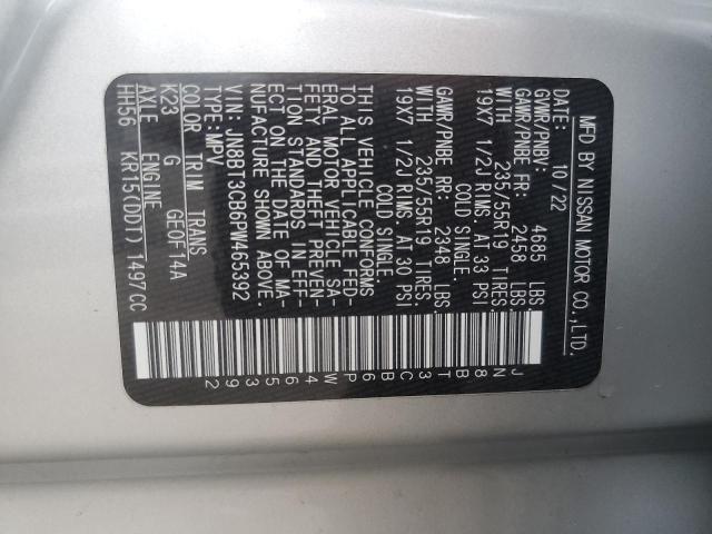 2023 NISSAN ROGUE SL JN8BT3CB6PW465392