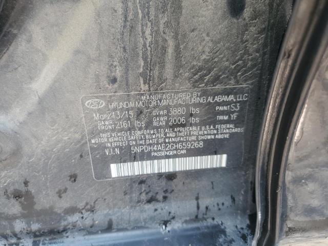 2016 HYUNDAI ELANTRA SE - 5NPDH4AE2GH659268