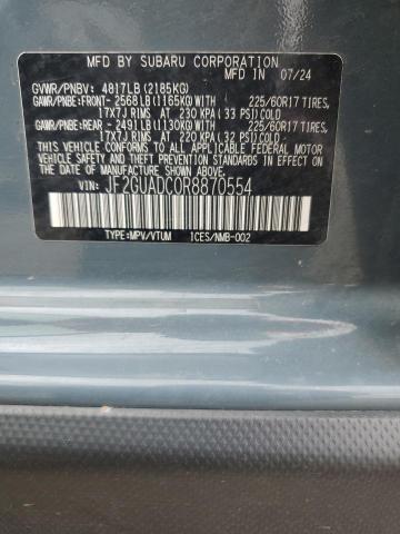 2024 SUBARU CROSSTREK JF2GUADC0R8870554