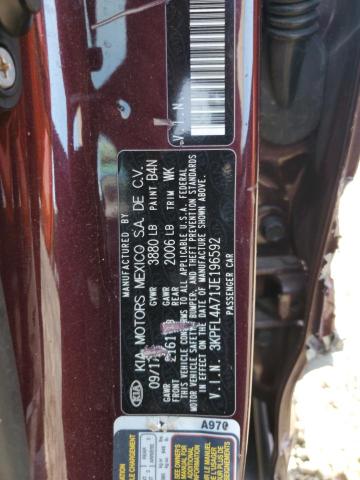 2018 KIA FORTE LX 3KPFL4A71JE196592