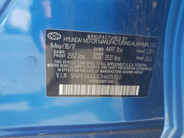 2018 HYUNDAI SONATA SPO 5NPE34AFXJH605350